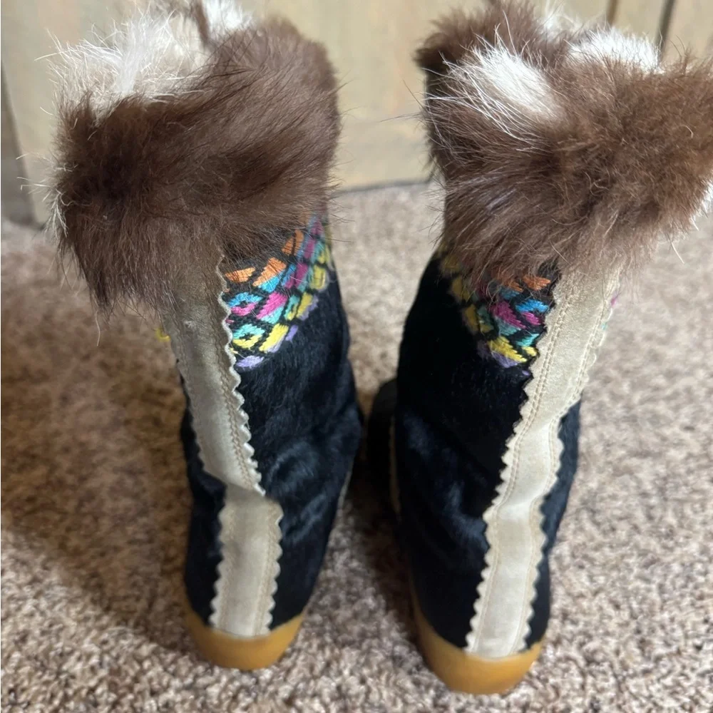 Tecnica Apres ski fur boots with warm lining Size 38 Made in Italy